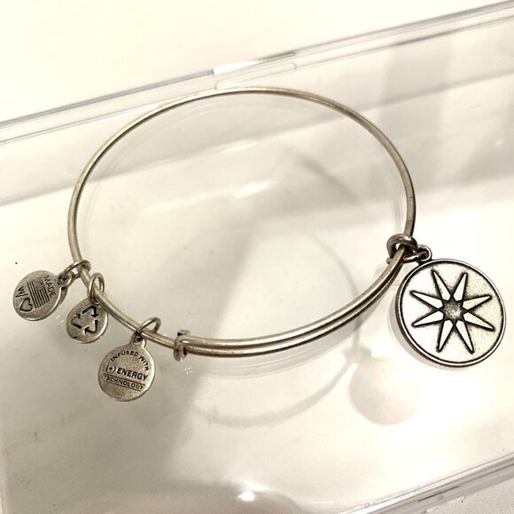 Alex and Ani Sun Charm Bracelet - Expands 2"- 3.5" - Picture 1 of 2
